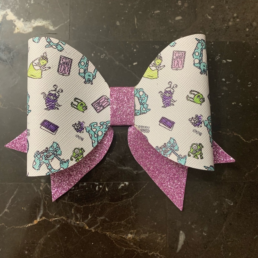 Monster inc girl hair bow